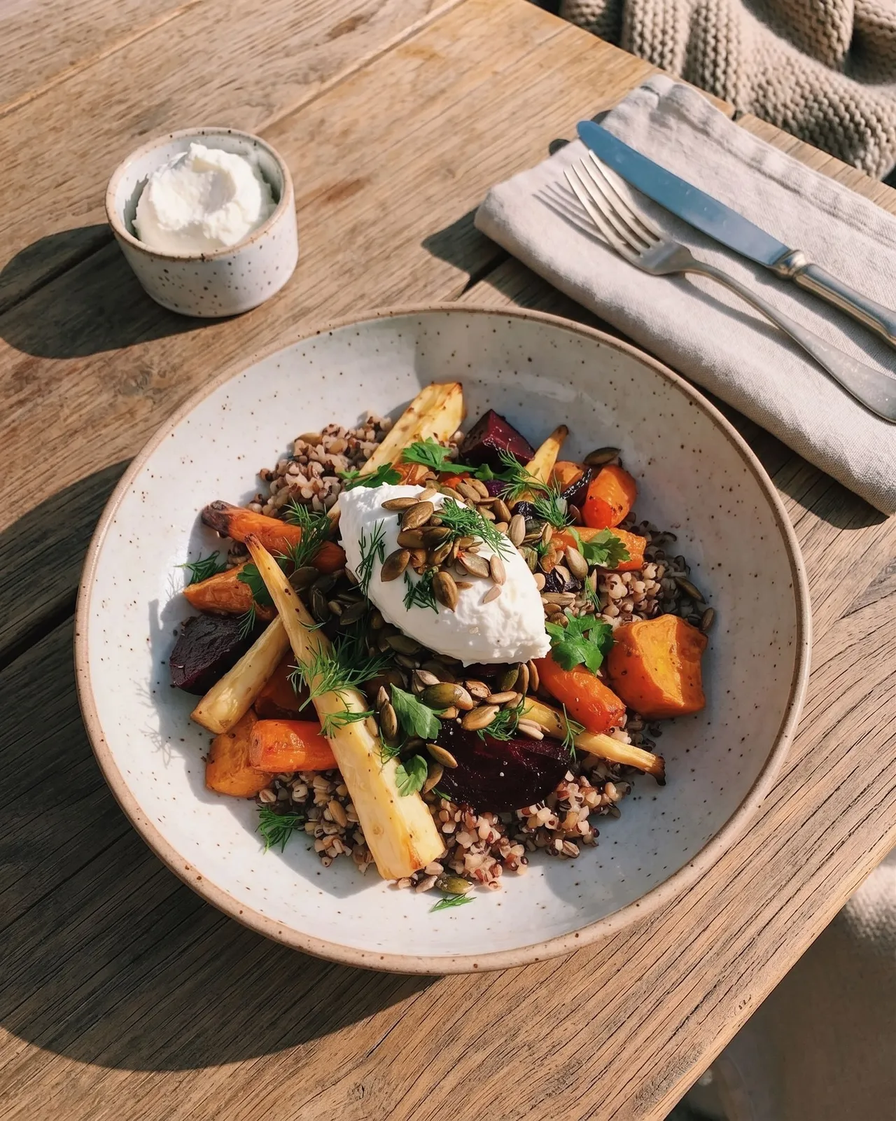 Roasted Root Vegetable Bowl